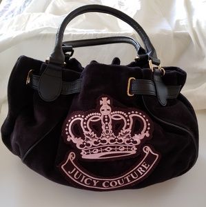 Vintage Juicy Courier Pink & Purple Embroidery